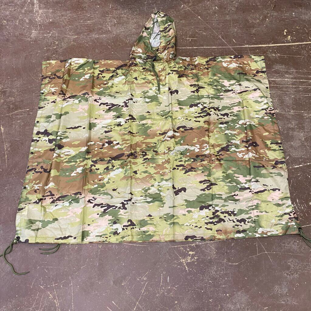 極美品★ ROUND MILITARY PONCHO ROUND MILITARY PONCHO
