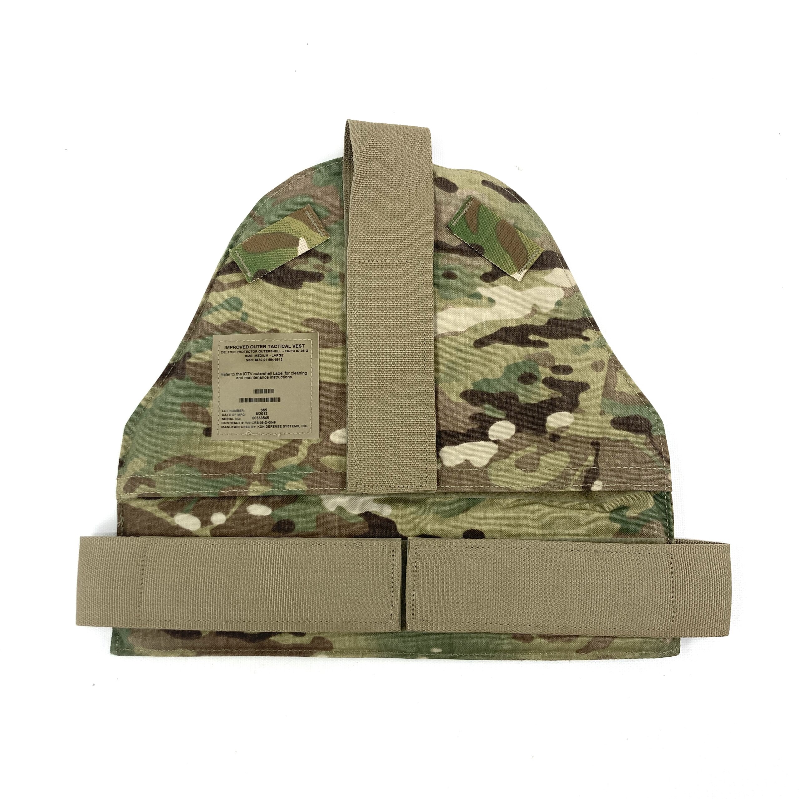 US Army Multicam IOTV Deltoid Protector, No Armor - Venture Surplus