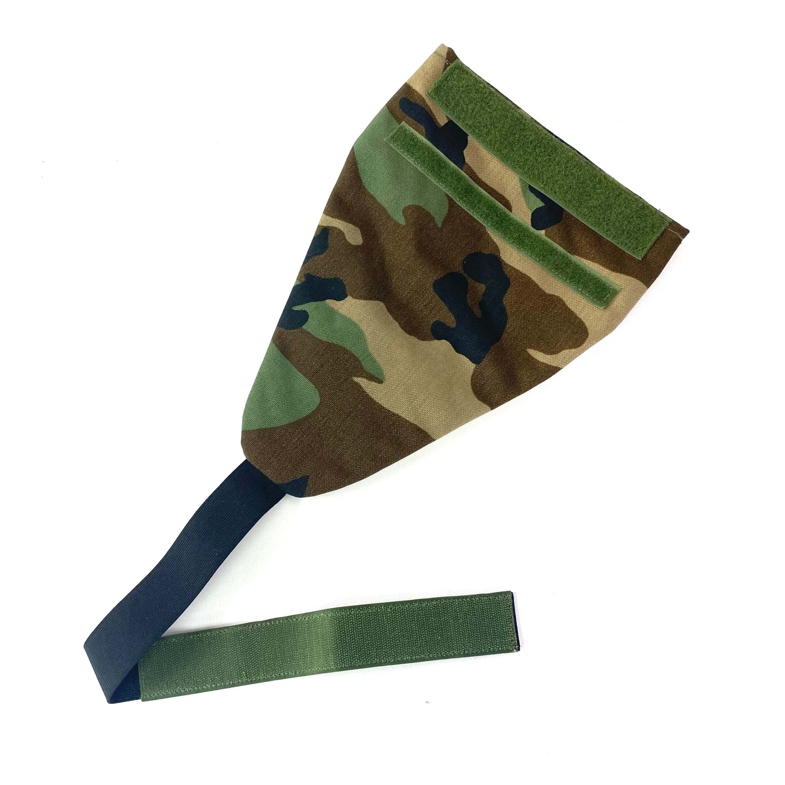 USGI Woodland Camo Countermine Ensemble Groin Protector, No Armor