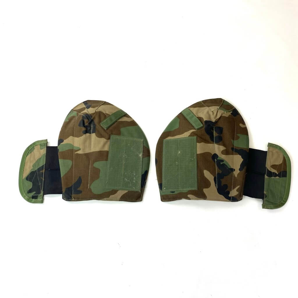 USGI Countermine Ensemble Lower Arm Protectors, Woodland Camo