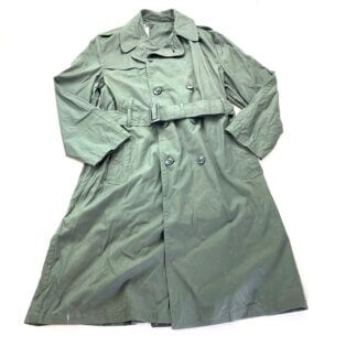 Vintage US Army Quarpel Raincoat, Army Green 274