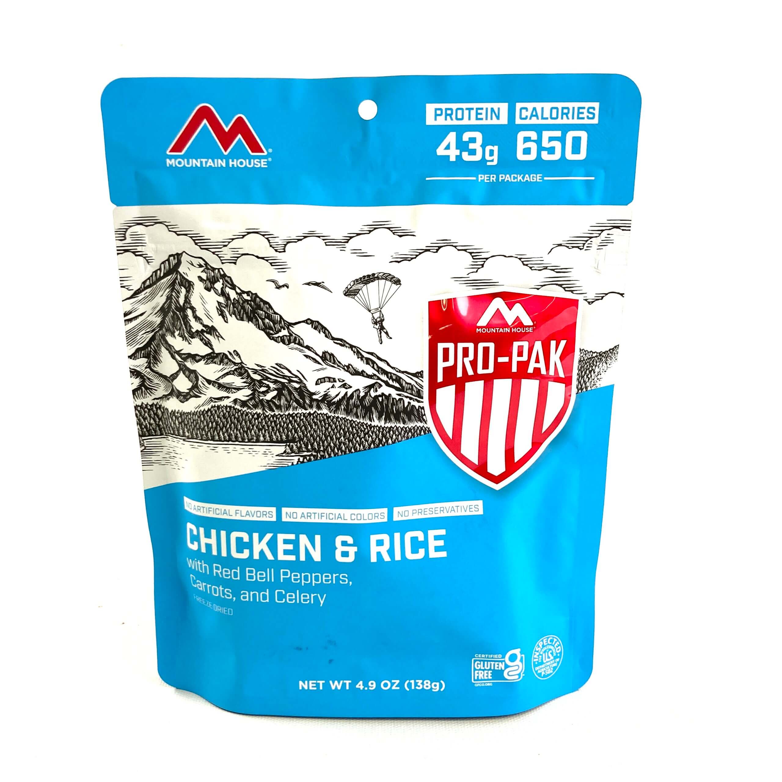 Mountain House Pro-Pak Meal, Chicken & Rice, GF - Venture Surplus