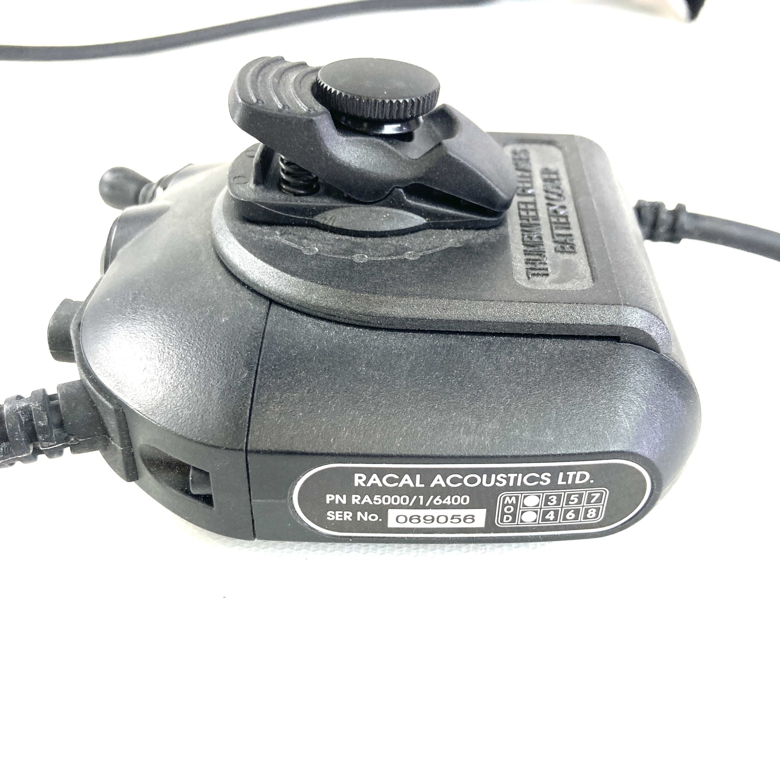 Racal Acoustics RA5000/1/6400 Tactical Communication Headset - Image 4