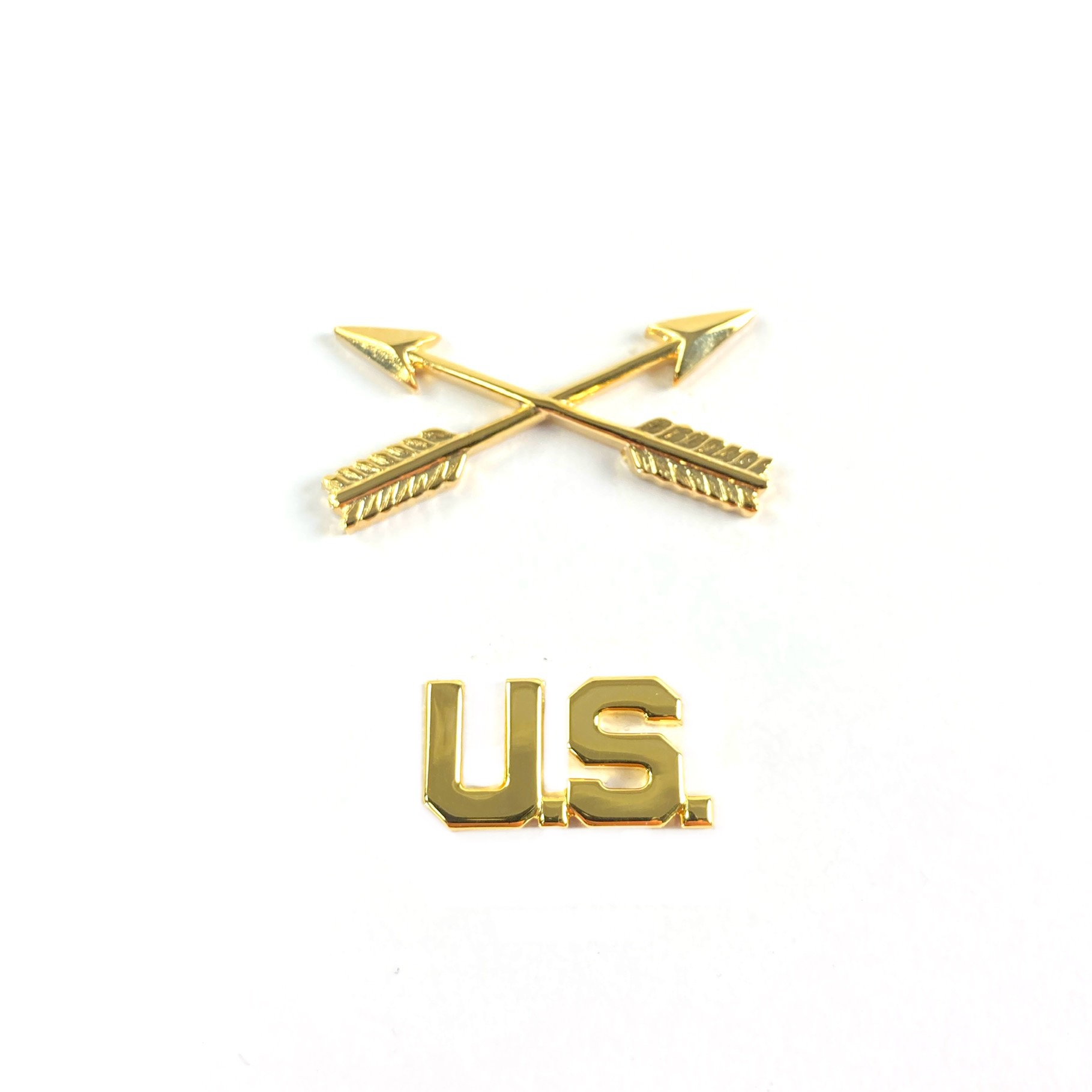 US Army Special Forces and U.S Officer Collar Insignia Pin Set