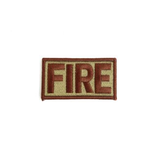USAF FIRE Duty Identifier Patch, Hook & Loop