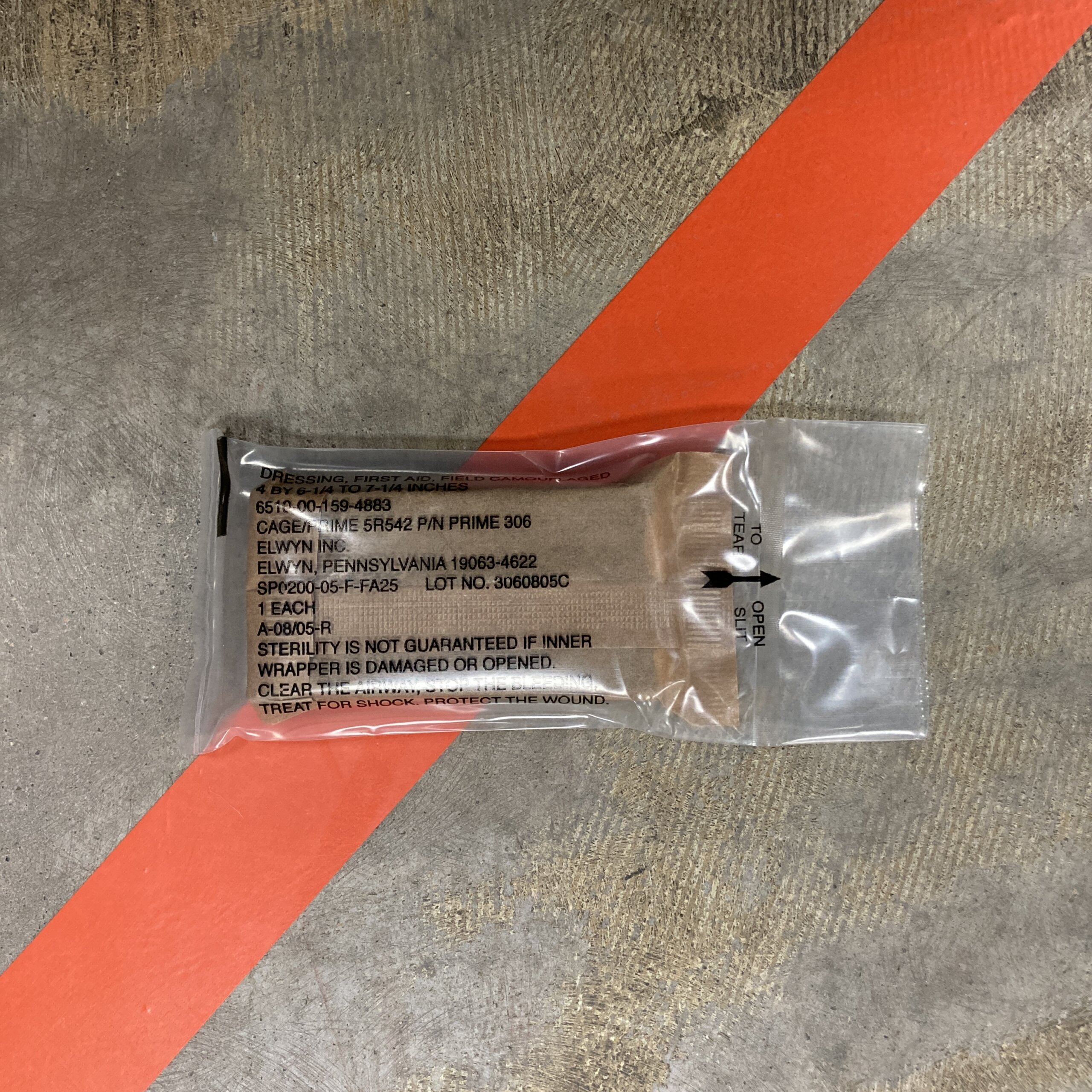 USGI Camouflaged First Aid Field Dressings