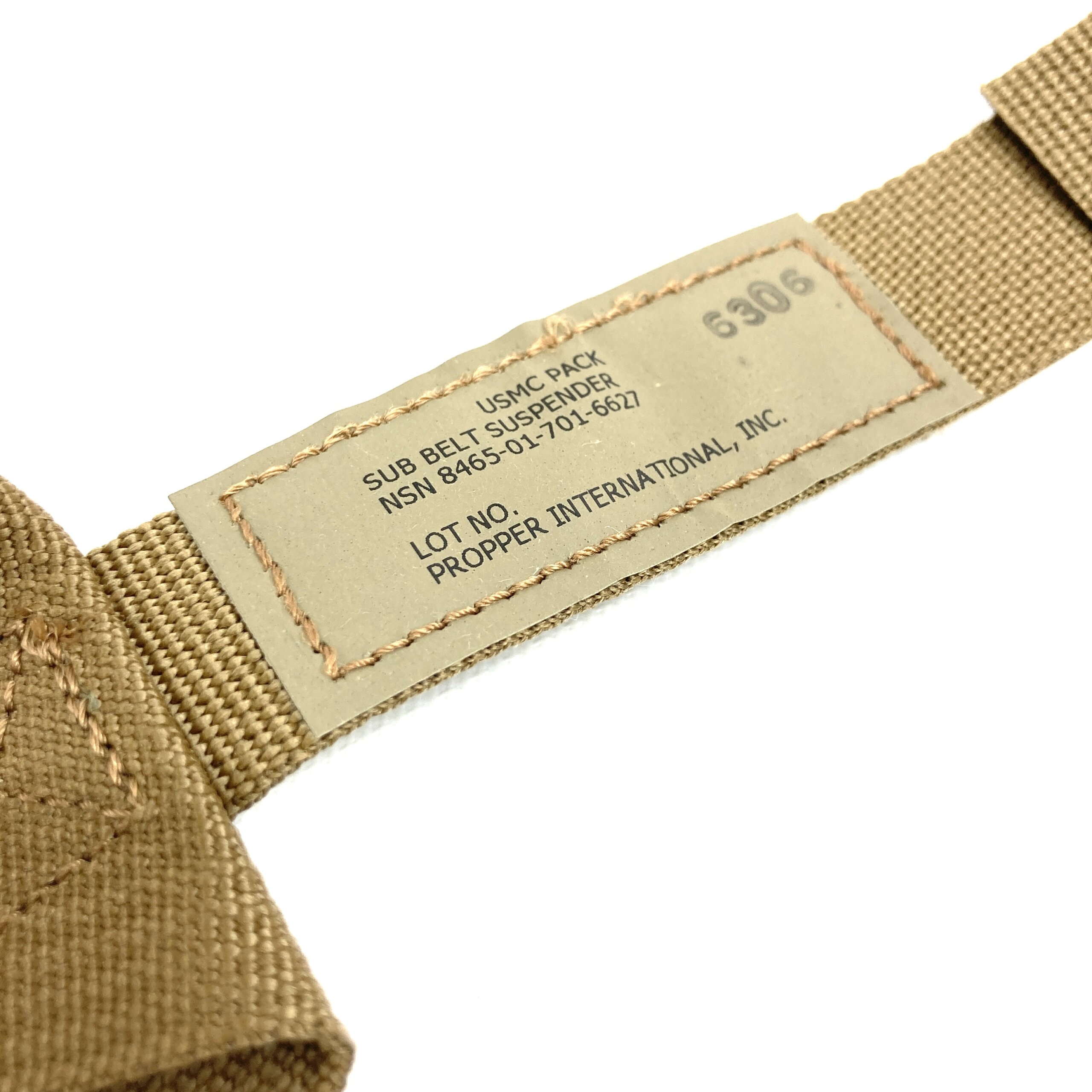 【米軍放出品】USMC ベルト MサイズSUB BELT コヨーテブラウン 米軍実物 米軍放出品 Mサイズ 海兵隊 USMC コヨーテブラウン SUB BELT