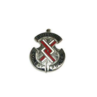 US Army 20th Engineer Brigade Unit Crest Pin