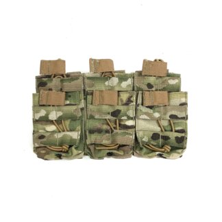 AWS Inc M4 Triple Stacker Magazine Pouch, Multicam