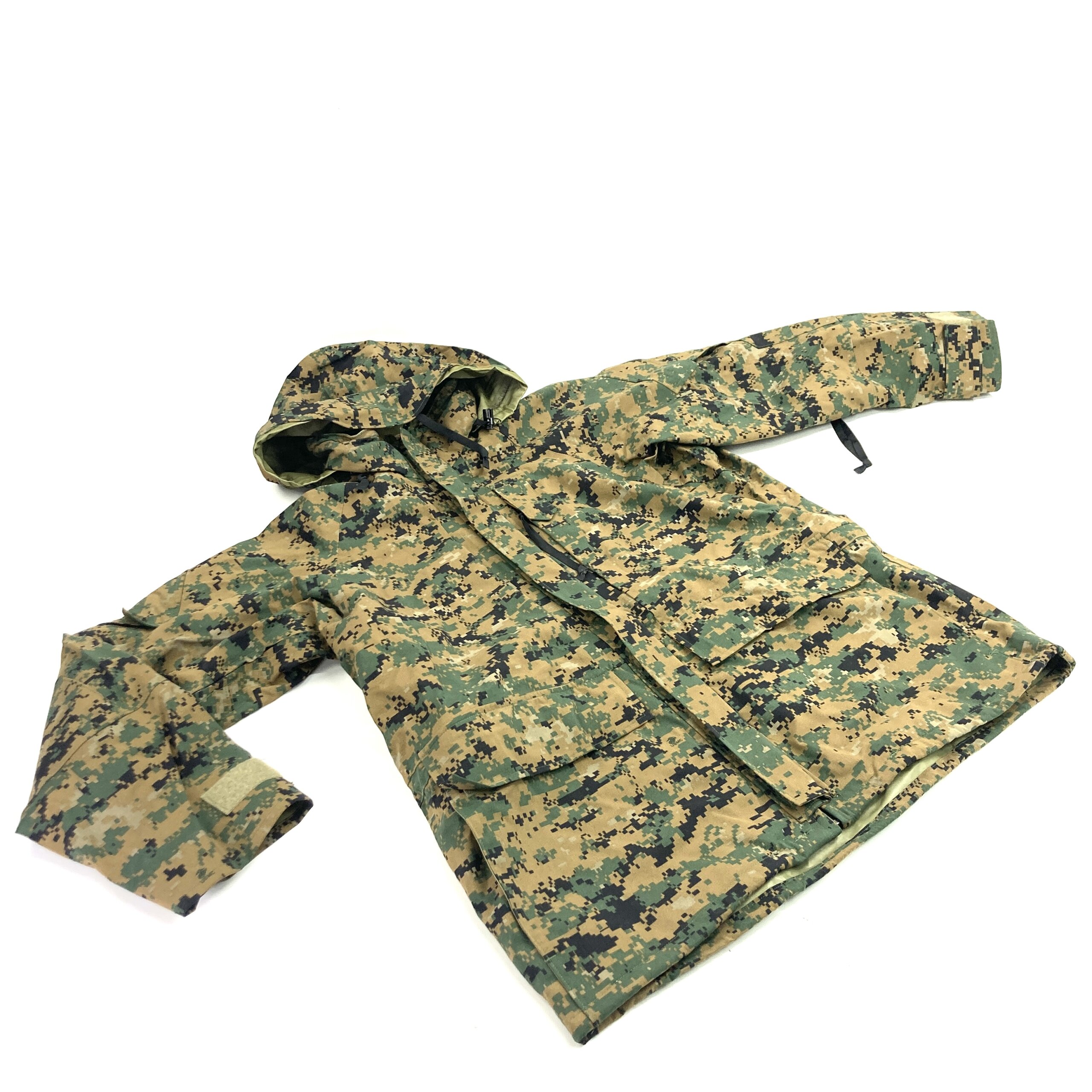 USMC APECS Parka, Woodland MARPAT, Demilled - Venture Surplus