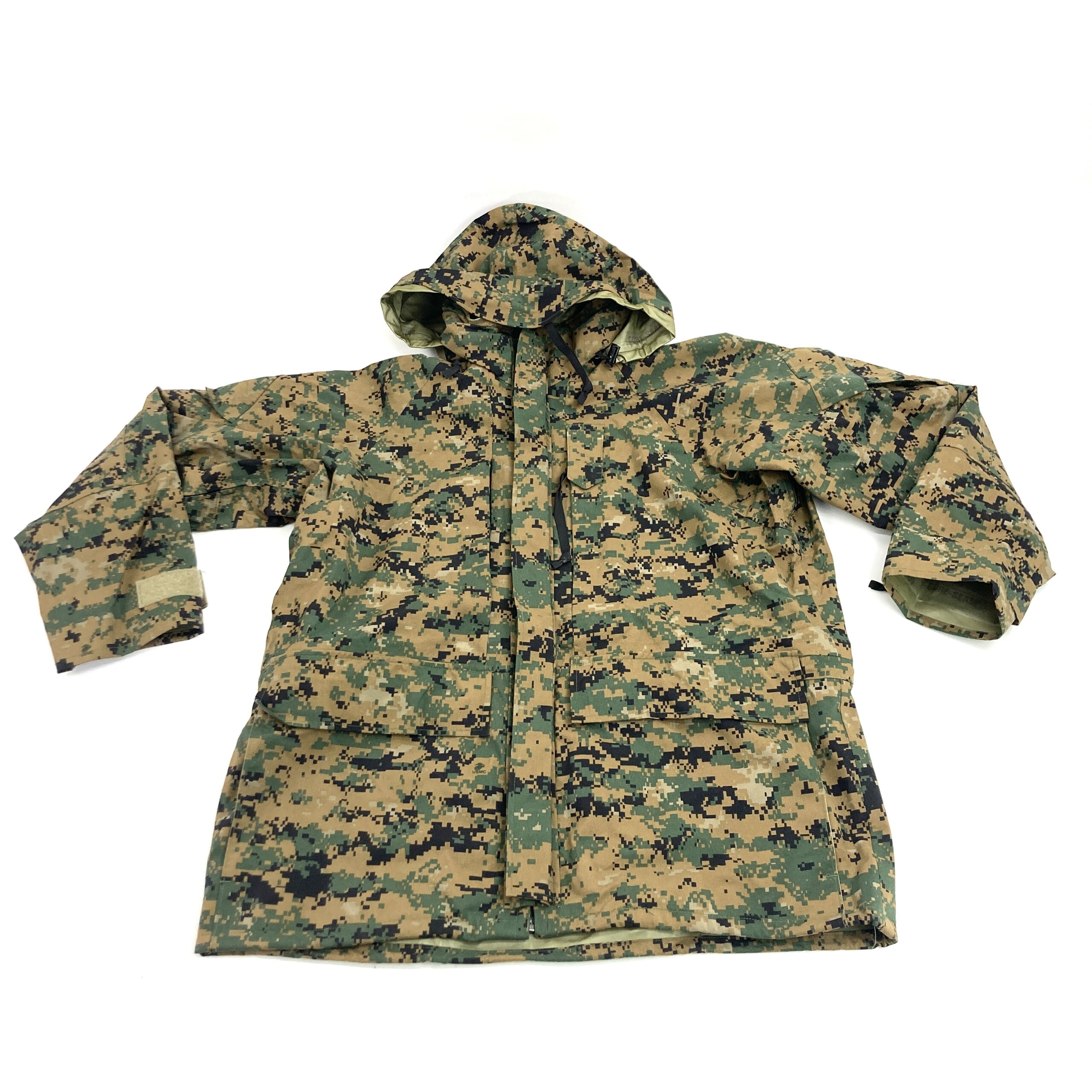 USMC APECS Parka, Woodland MARPAT, Demilled - Venture Surplus