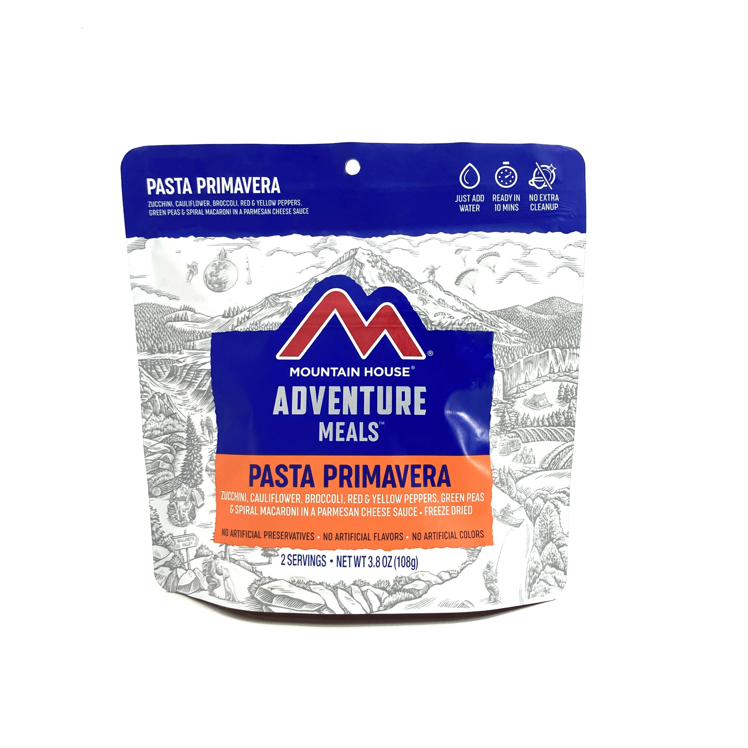 専用　米軍偵察部隊用レーション　マウンテンハウス 2055年 保存食　8袋セット Mountain House Adventure Meal, Pasta Primavera - Venture Surplus