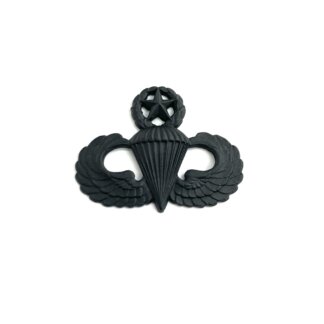 US Army Master Parachutist Badge Pin, Black