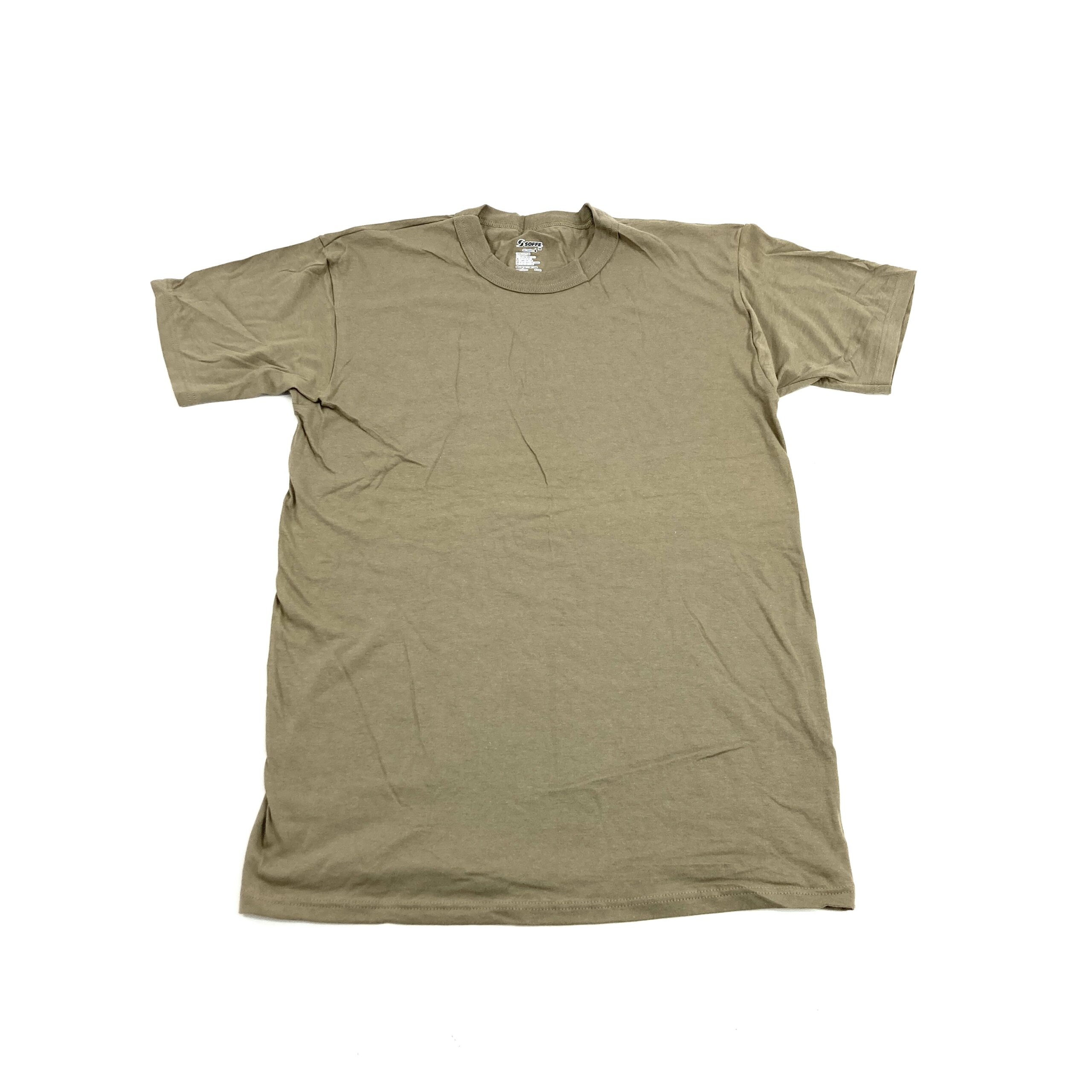 Soffe 100% Ringspun Cotton Military T-Shirts, Tan 499