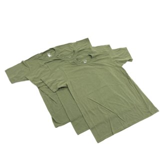 Soffe 50/50 Cotton Poly Military T-Shirt, Olive Drab, 3 Pack