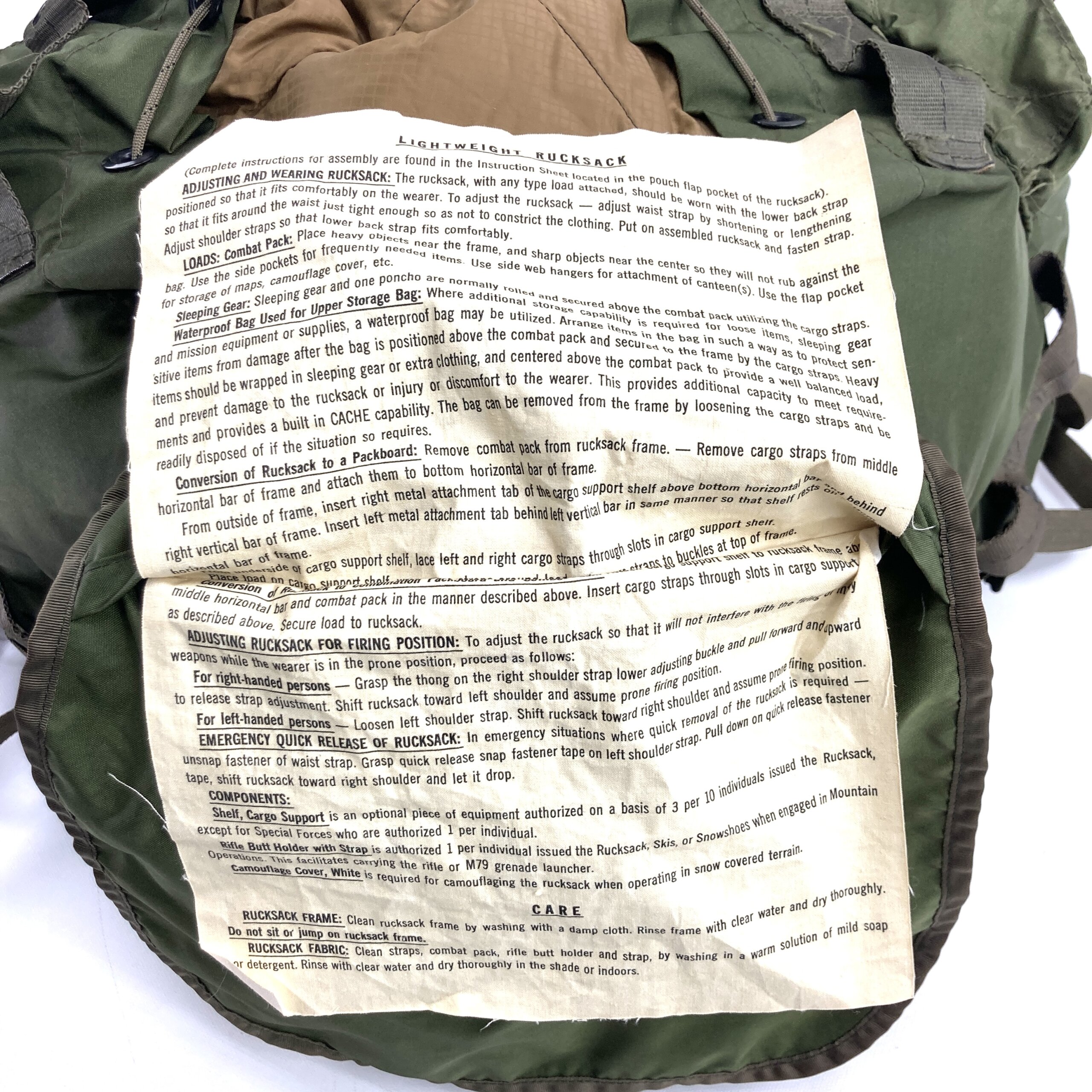 USGI P66 Lightweight Rucksack, BAG ONLY - Venture Surplus