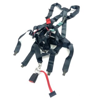 USGI HMMWV Gunner Restraint System Harness, Black