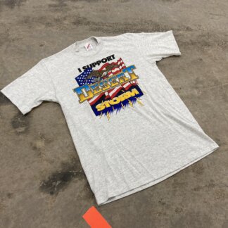 I Support Desert Storm T-Shirt, Vintage, Gray