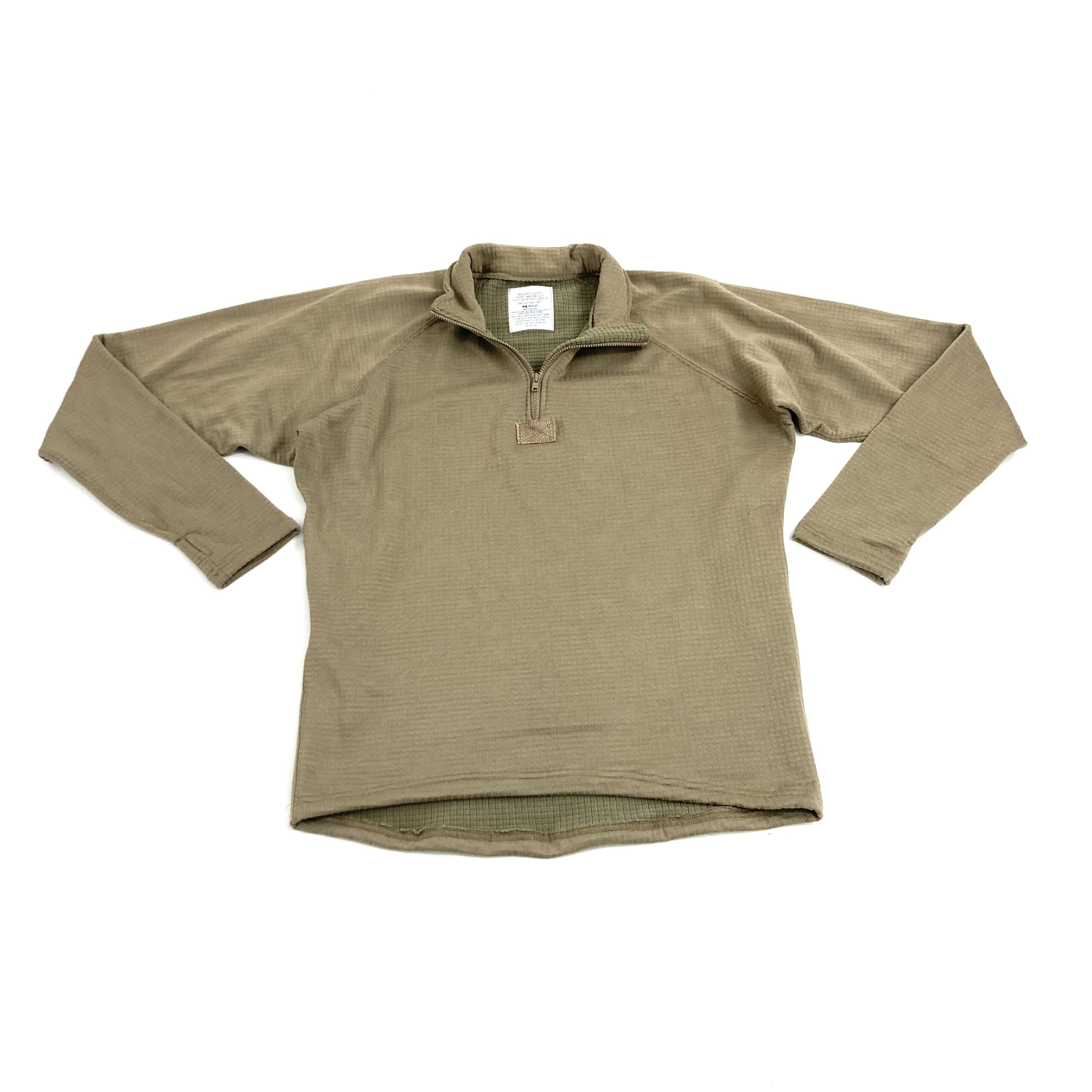 Grid Fleece Waffle Top, Tan 499 - Venture Surplus