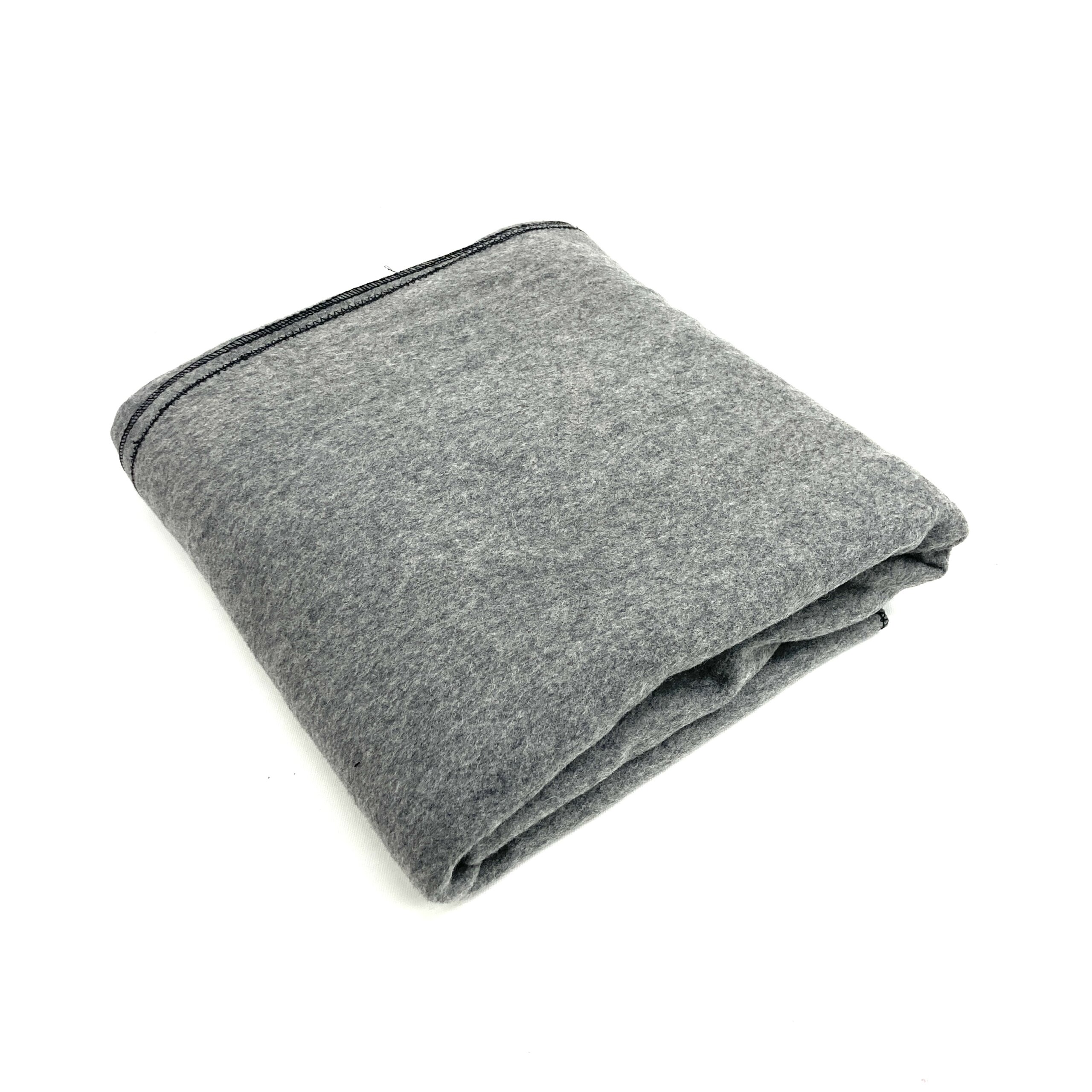 95% Wool Blanket, Gray - Venture Surplus