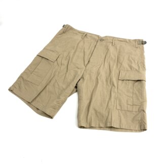 100% Cotton Ripstop BDU Shorts, Khaki