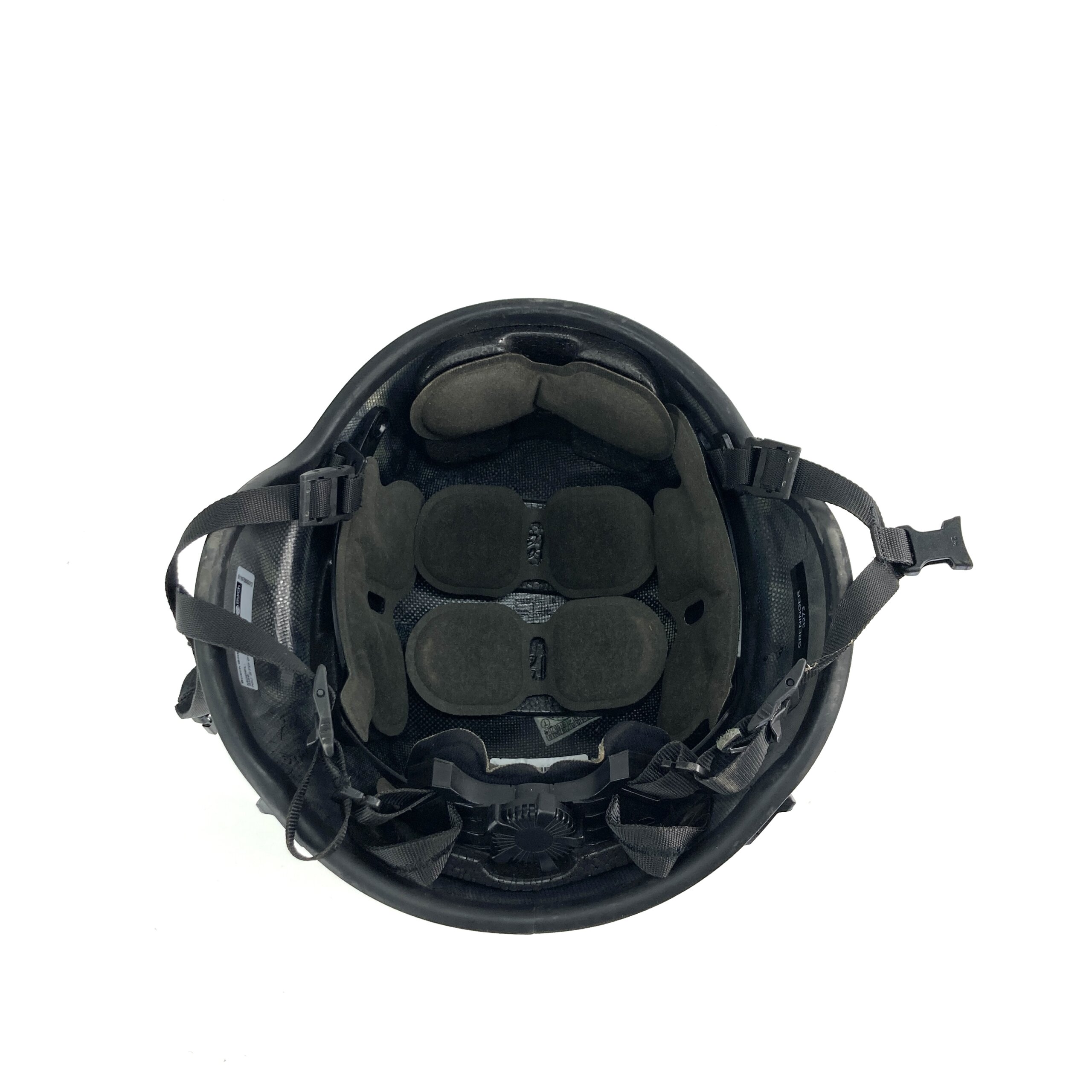Busch Protective AMP-1E Full Cut Helmet, Black - Image 6