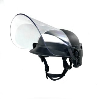 Second Chance PASGT Helmet with Visor, Black