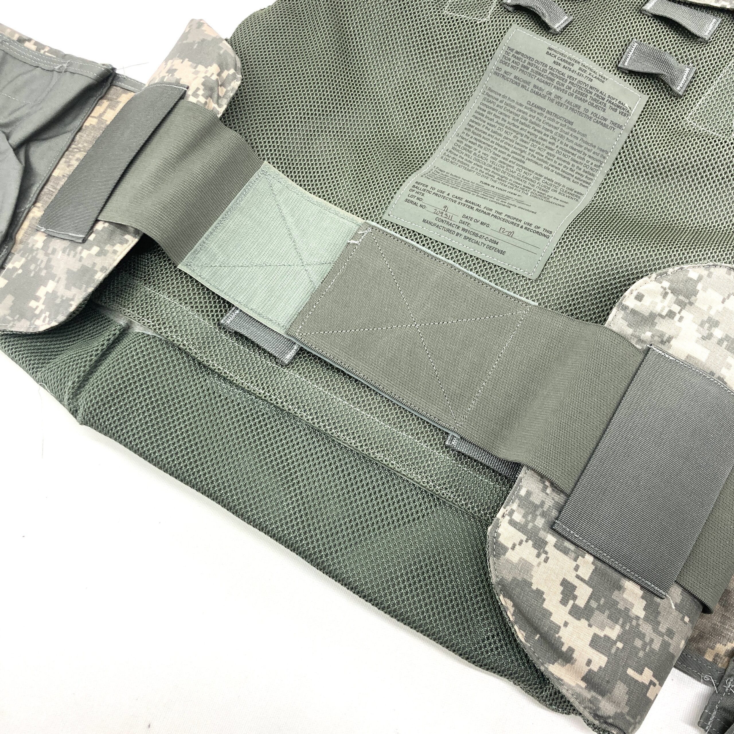 US Army Gen 1 Improved Outer Tactical Vest (IOTV), UCP - Venture
