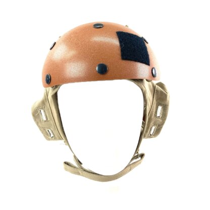 US Navy Flight Deck Helmet, Brown, Plane Captain - Venture Surplus