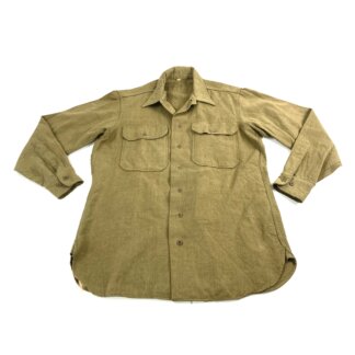 US Army WWII Enlisted Mans Flannel Shirt, Specials, Olive Drab