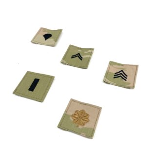 US Army Uniform Sew-On Rank Patches, OCP