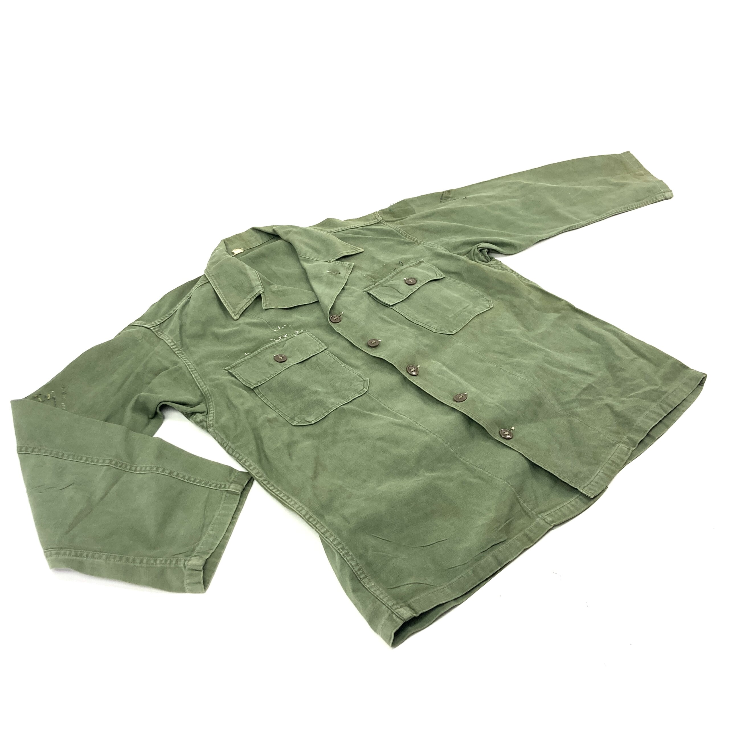 USGI Type 1 Cotton Sateen Utility Shirt, OG-107 - Venture Surplus