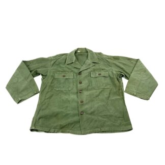 USGI Type 1 Cotton Sateen Utility Shirt, OG-107 - Venture Surplus