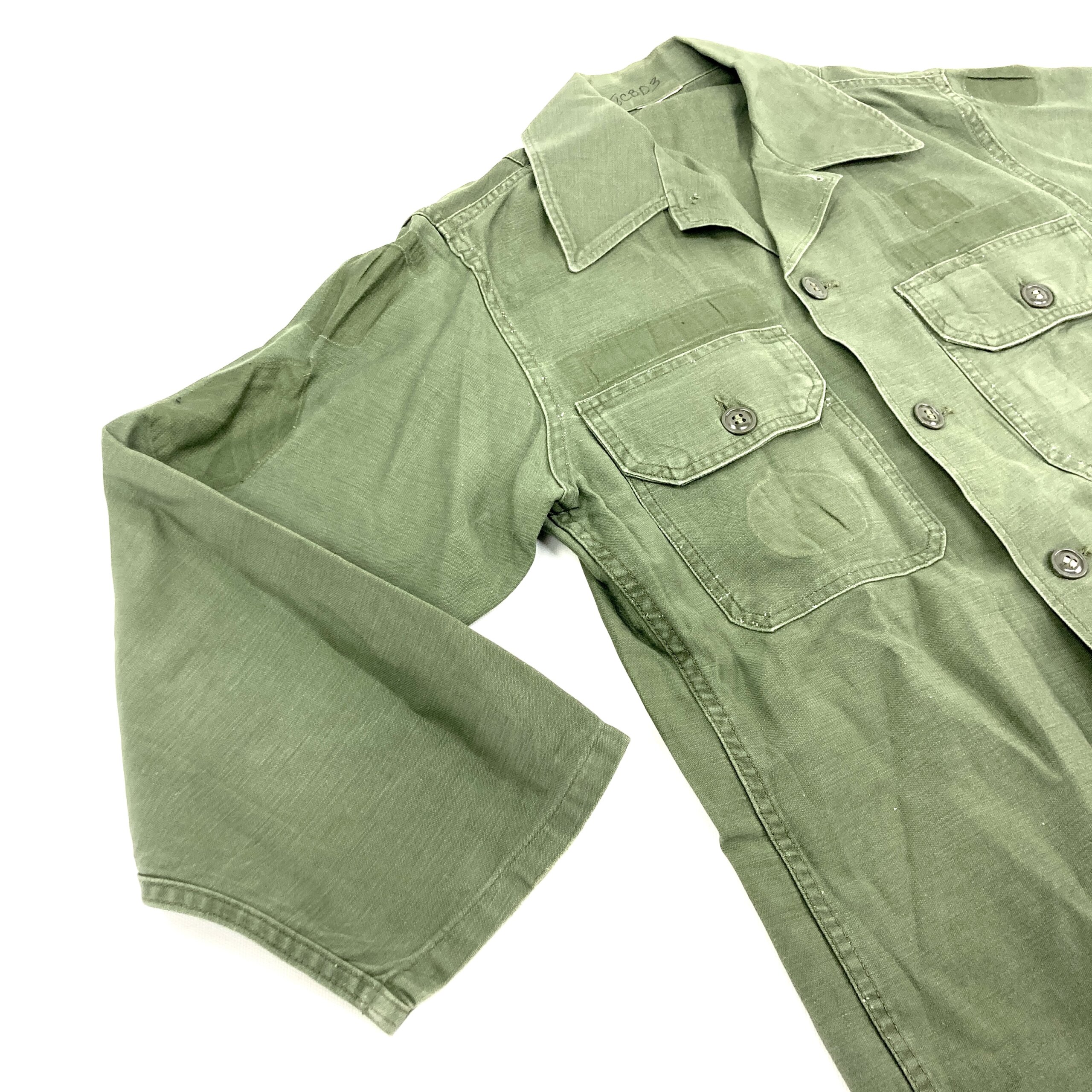 USGI Type 2 Cotton Sateen Utility Shirt, OG-107 - Venture Surplus