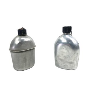 USGI WWII Metal 1 Quart Canteens