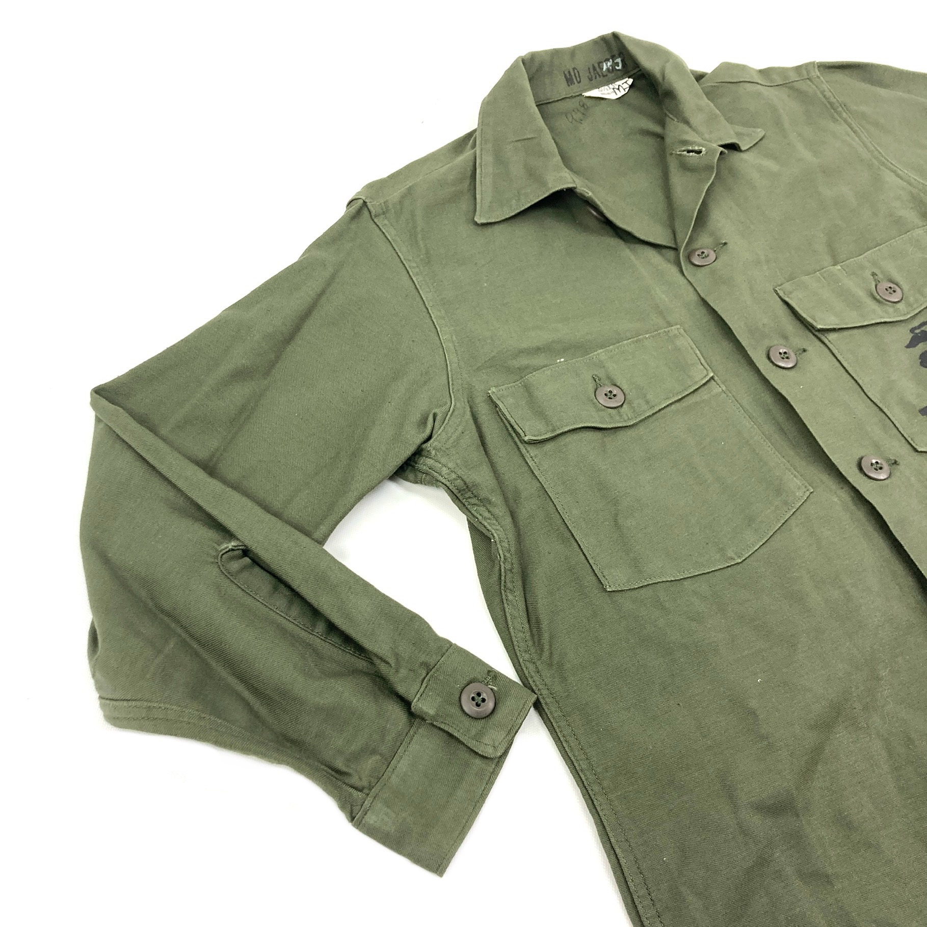 USMC Type 3 Cotton Sateen Utility Shirt, OG-107 - Venture Surplus