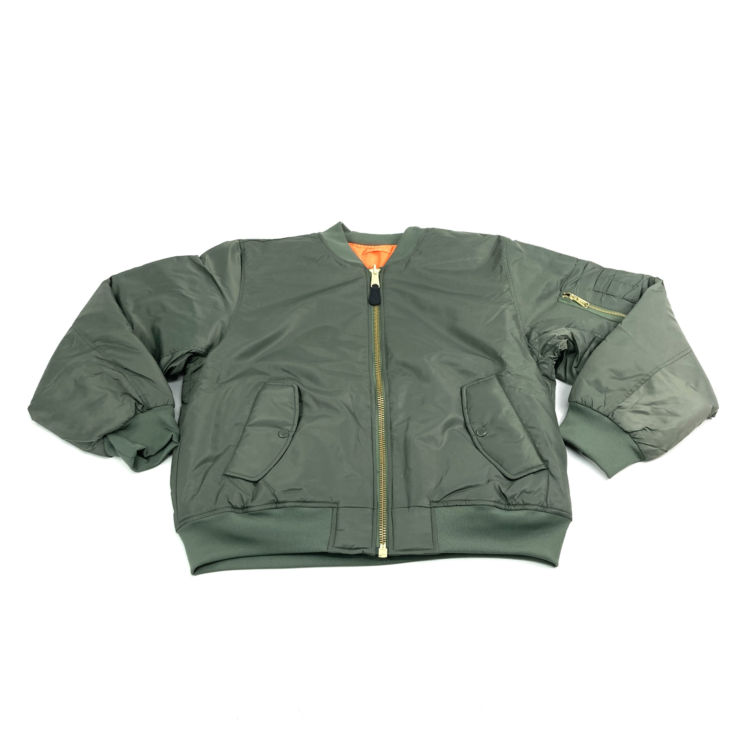 Ma1 Bomber Sage Bomber Jacket MA-1 Flight Jacket, Sage Alpha