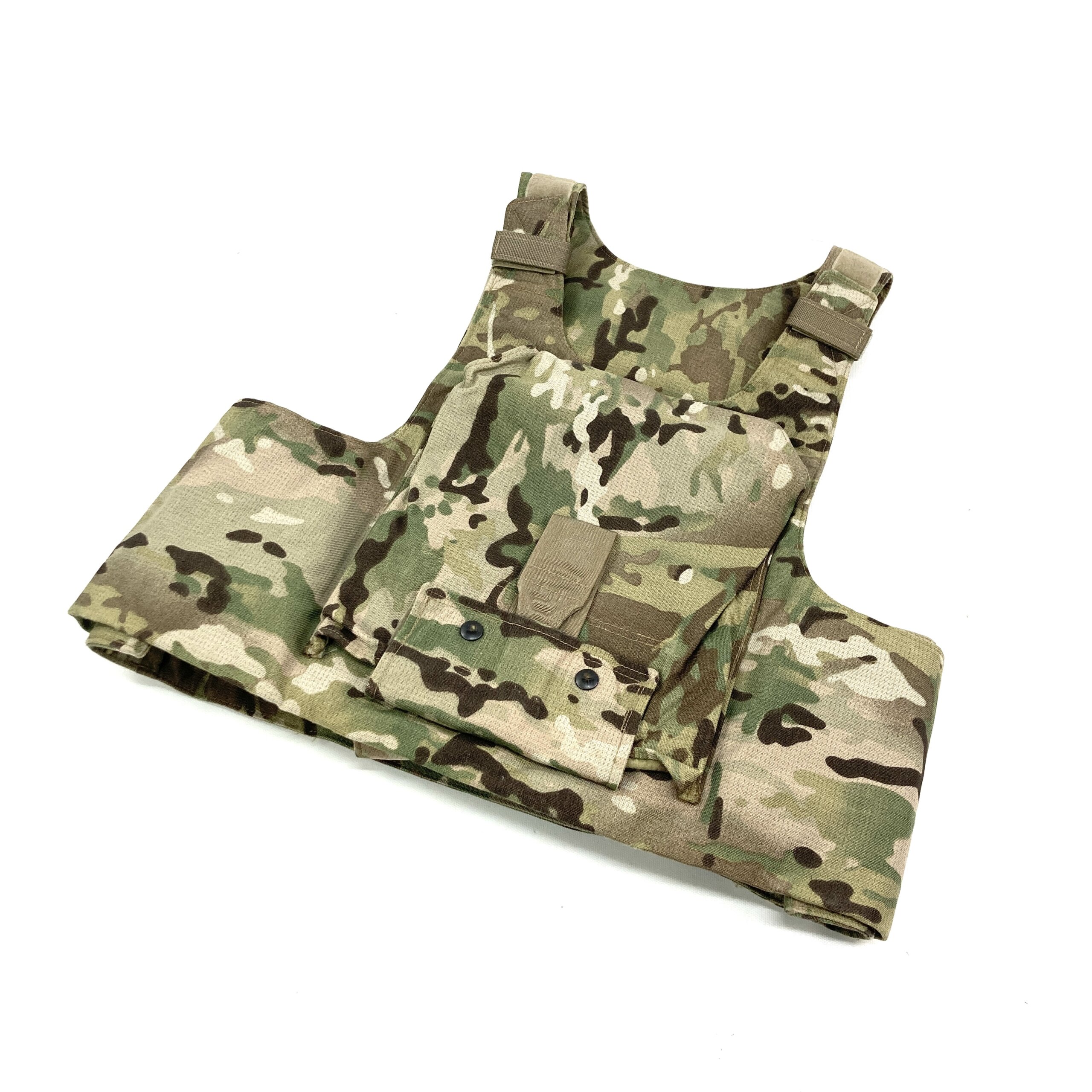 US Army Aircrew Flexible Body Armor Vest, No Armor, Multicam
