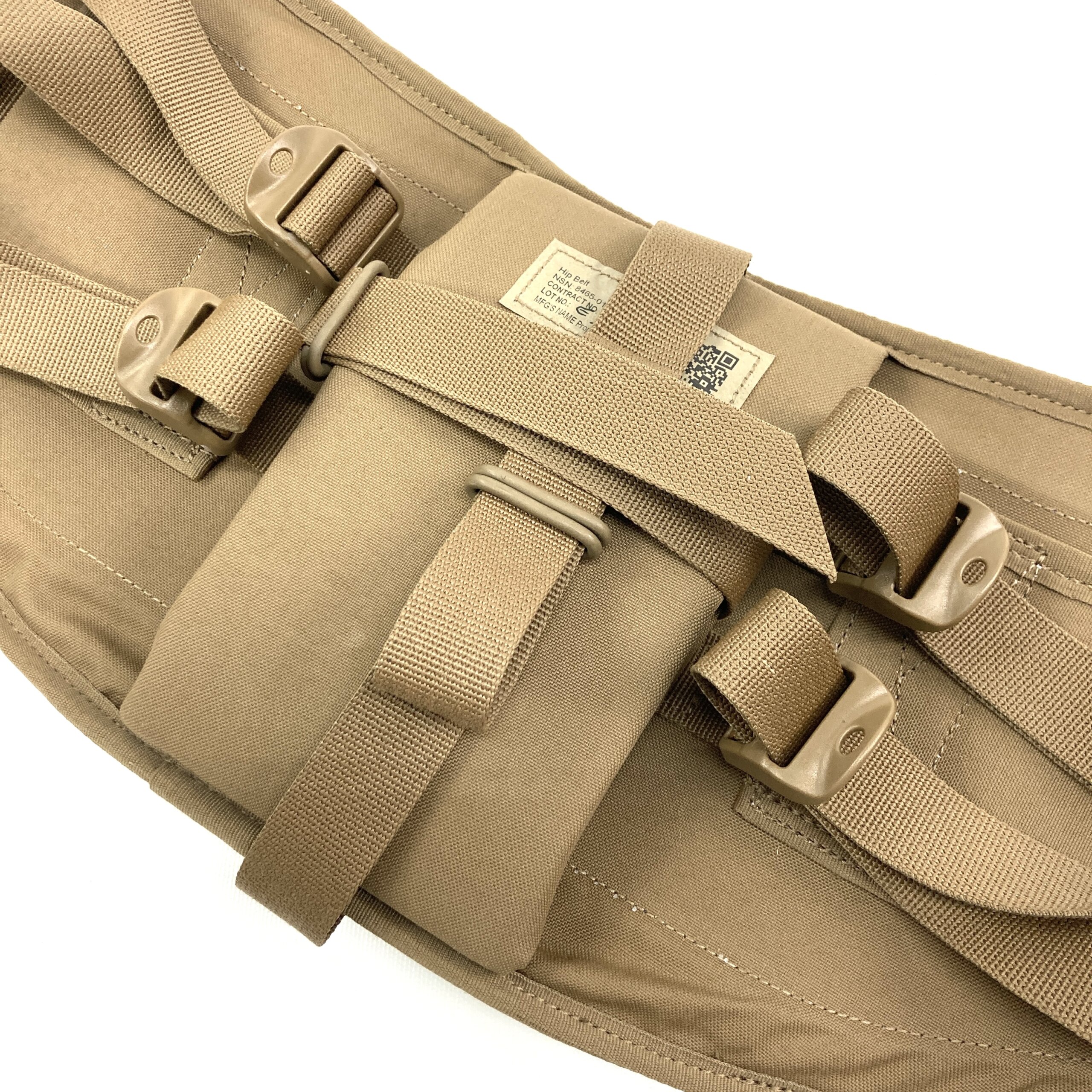 USMC FILBE Large Rucksack Padded Waist Belt, Coyote Brown - Image 6