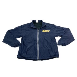 US Navy PT Jacket, Navy/ Yellow