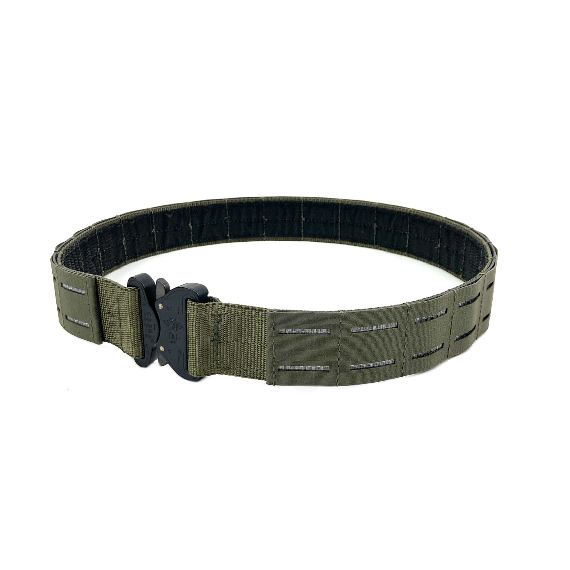 Raine Tactical Gear Dual Layer Tactical Belt, 1.75, Ranger Green