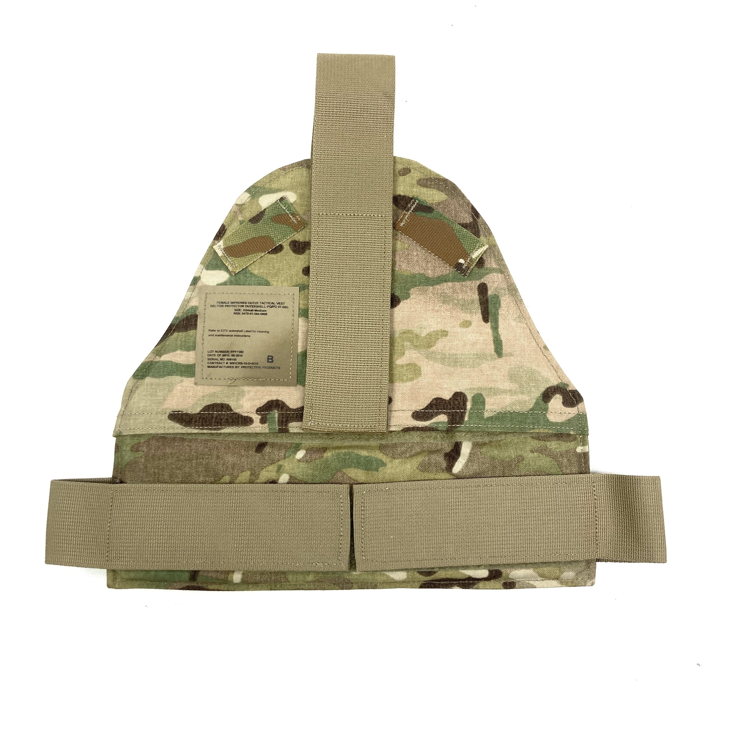 US Army Female Gen 3 IOTV Deltoid Protectors, Multicam - Venture