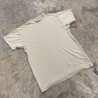 Army Polyester Short Sleeve T-Shirts, Sand Tan