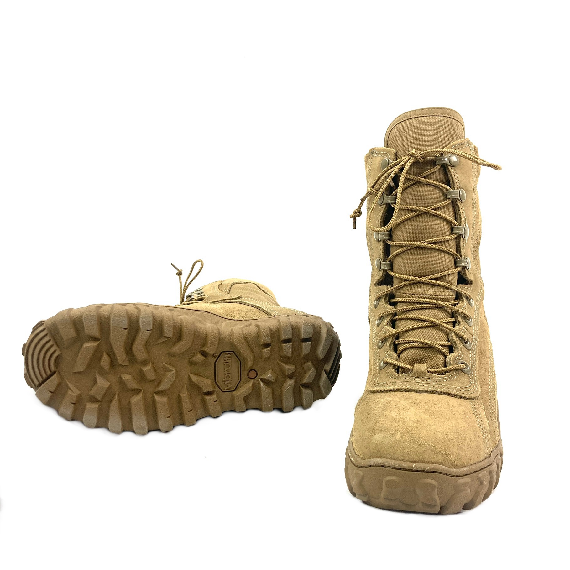 Rocky Mens 13W‎ S2V Special  Tactical Boots Coyote Brown Leather Vibram Military ROCKY S2V STEEL TOE MILITARY BOOT Rocky Boots | Mercari main image 2