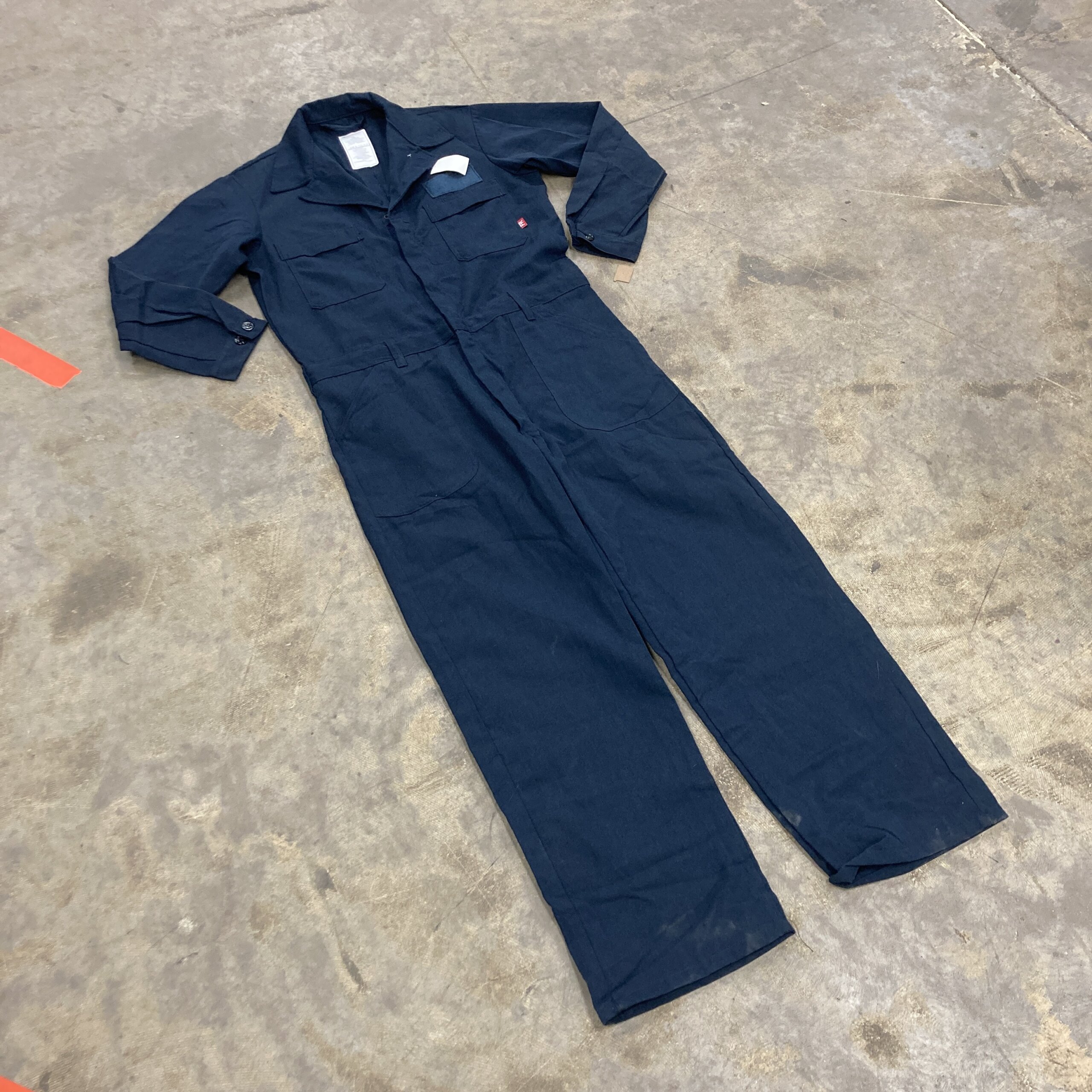 US Navy FR Utility Coveralls, Navy Blue - Venture Surplus