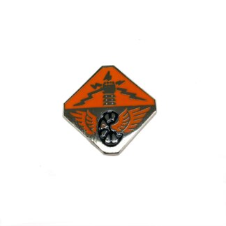 US Army 124th Signal Battalion Unit Crest Pin