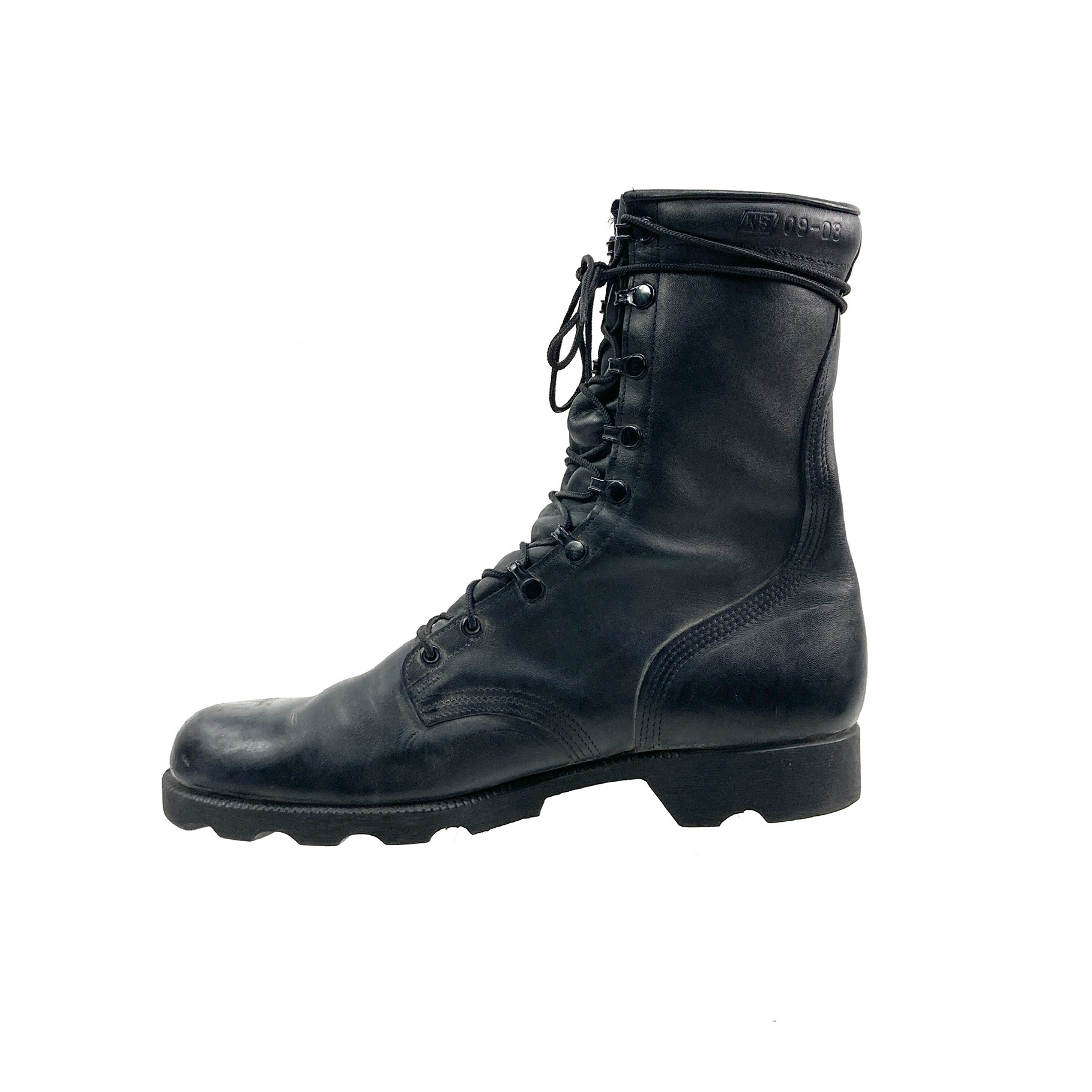 USGI Leather Combat Boots, Panama Sole, Black - Image 5