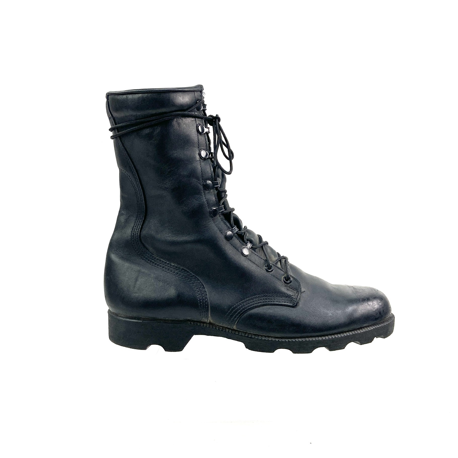 USGI Leather Combat Boots, Panama Sole, Black - Image 6