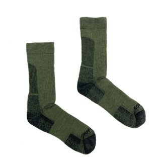Soffe Shin Shield Boot Crew Socks, Olive Drab