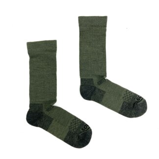 Soffe Frontline Boot Crew Socks, 2 Pack, Olive Drab
